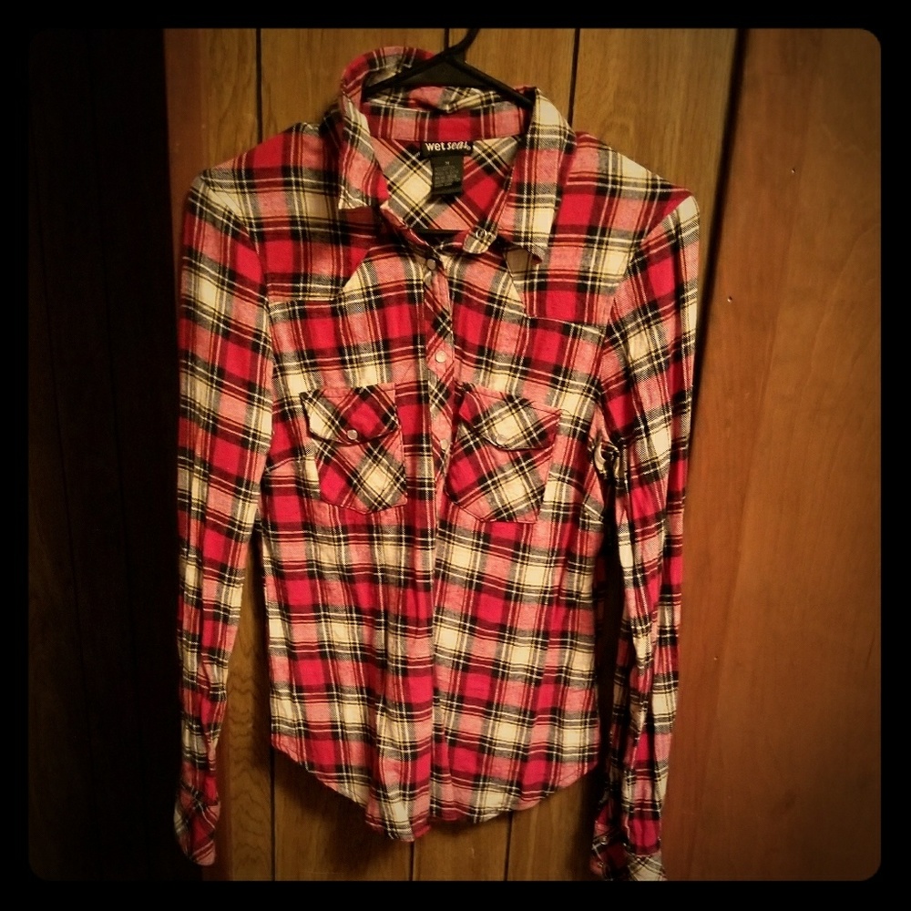 Wet seal button down shirt